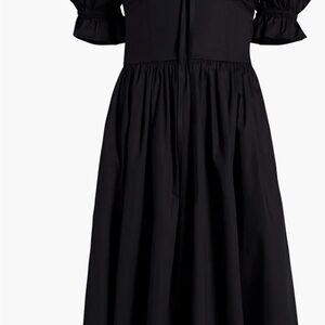 Hill House The Ophelia Dress Black Midi Dress - worn 2-3 times max